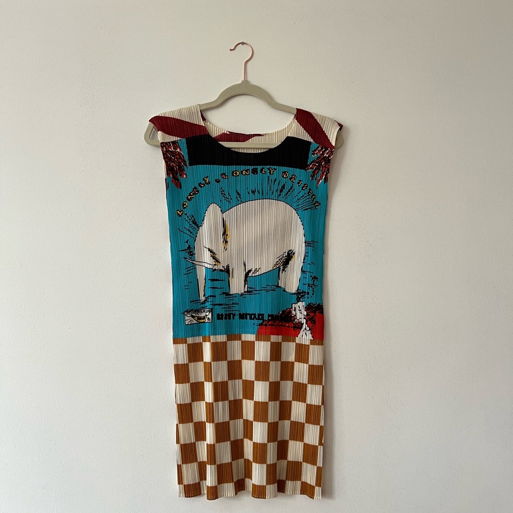 RARE Issey Miyake Pleats Please shift tunic dress